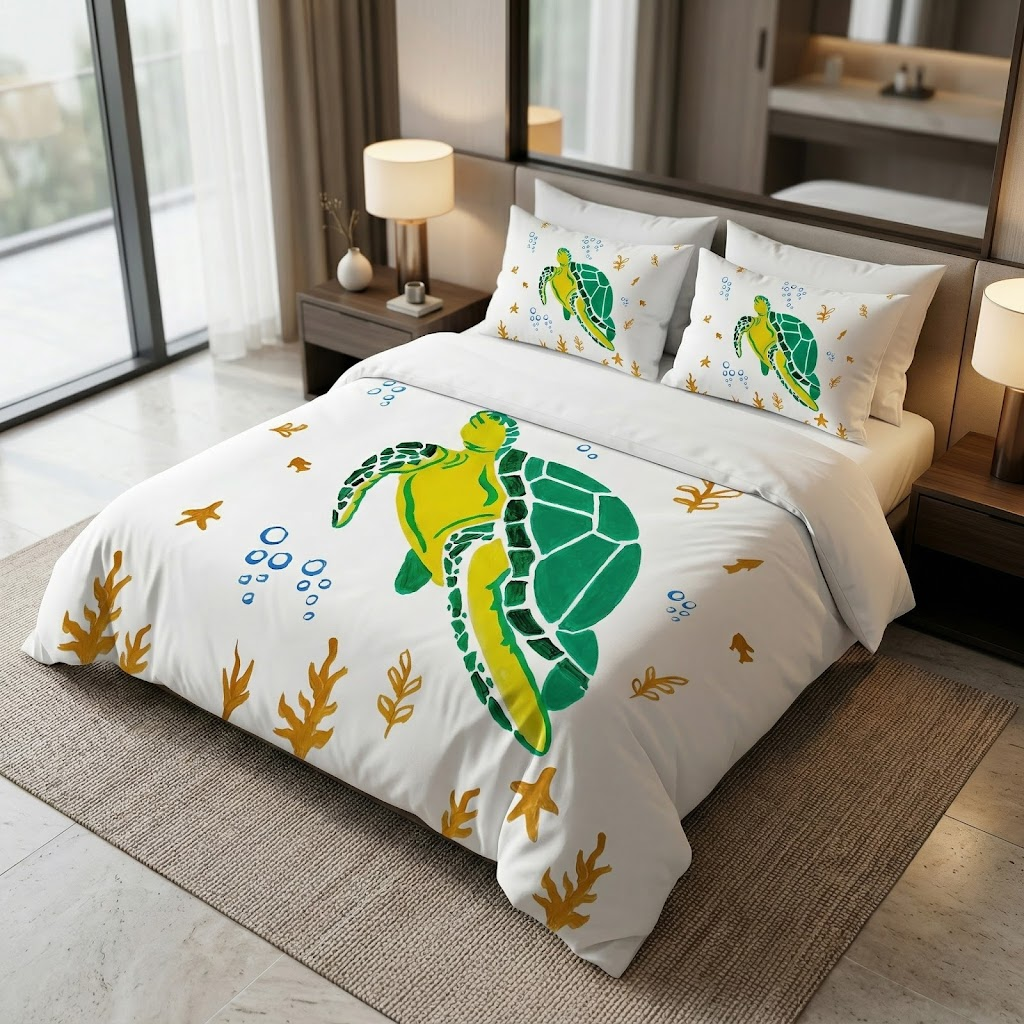 Aura Turtle Bedding Set
