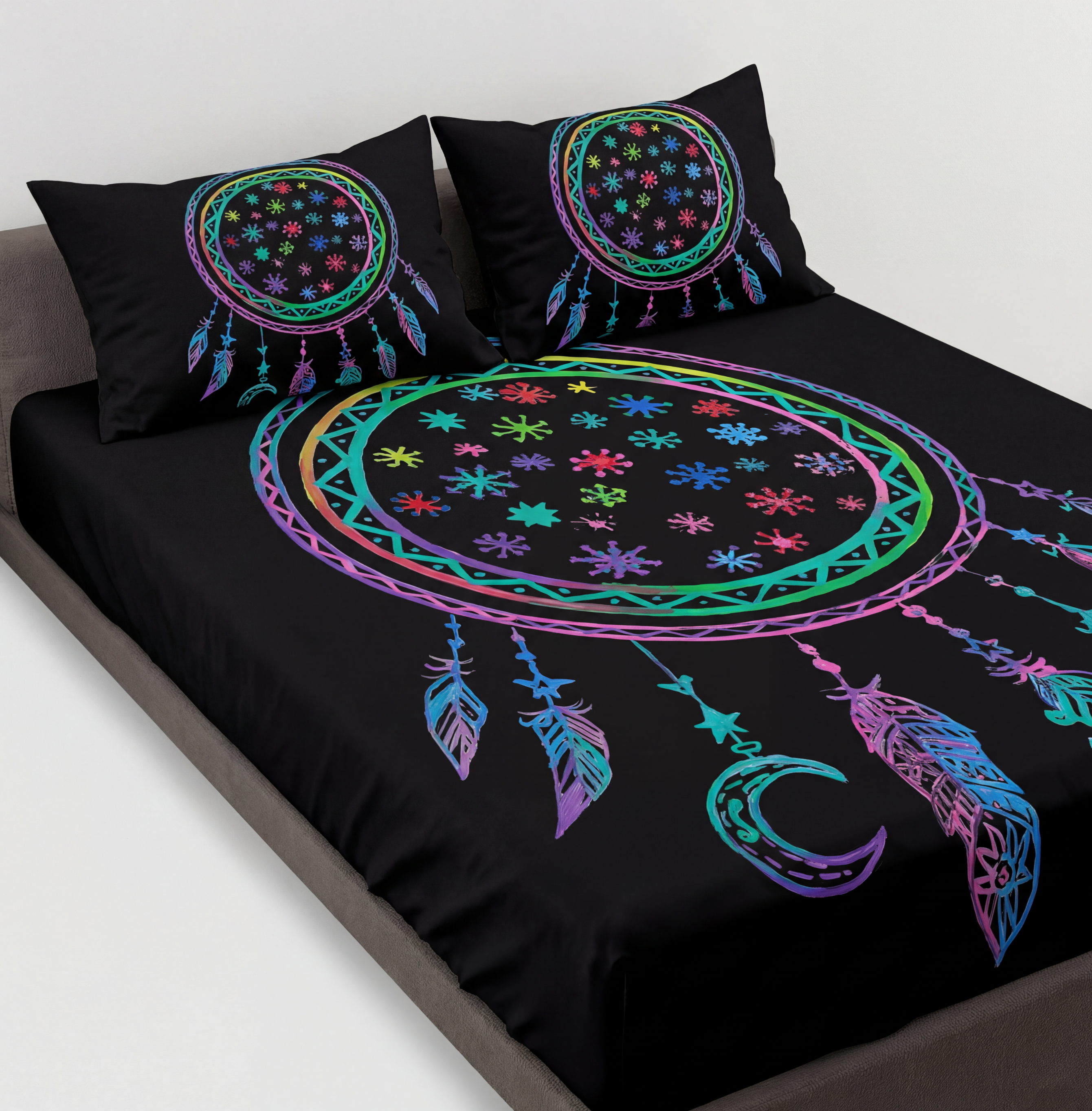Moon Dreamcatcher Fitted Bedsheet