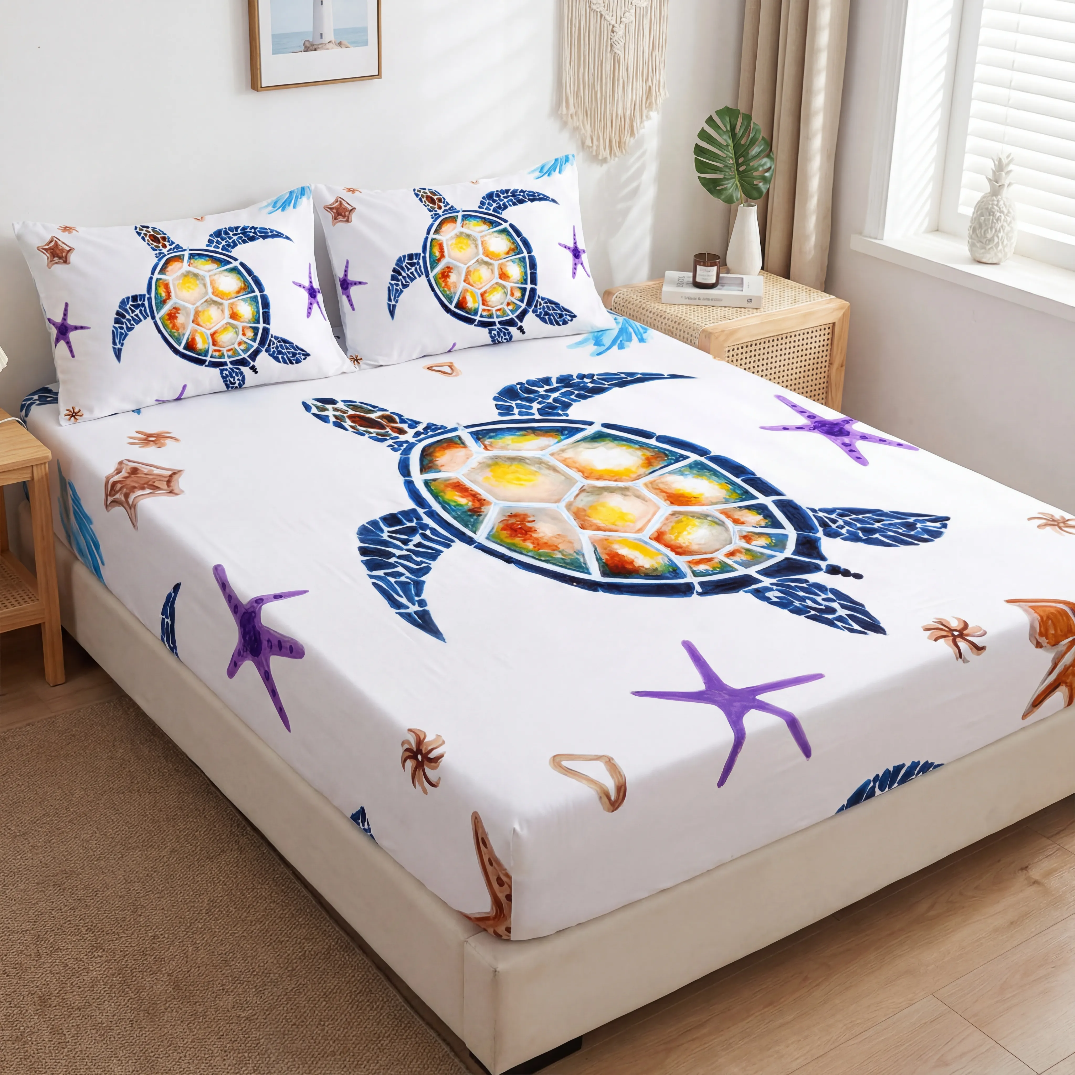 Turtle Fitted Bedsheet
