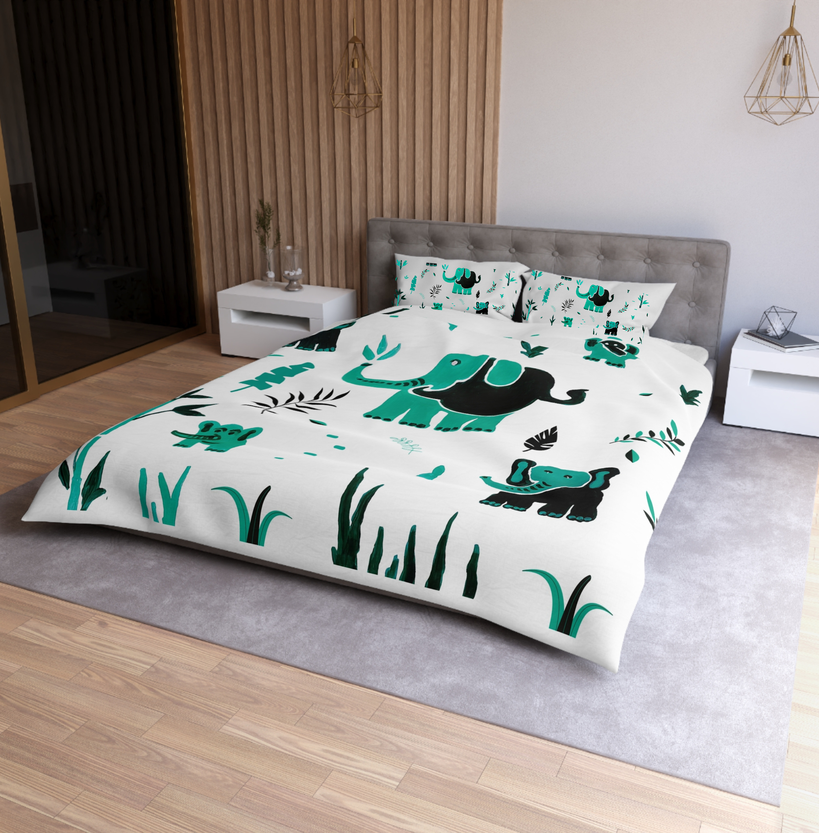 Tribal Elephant Bedding Set