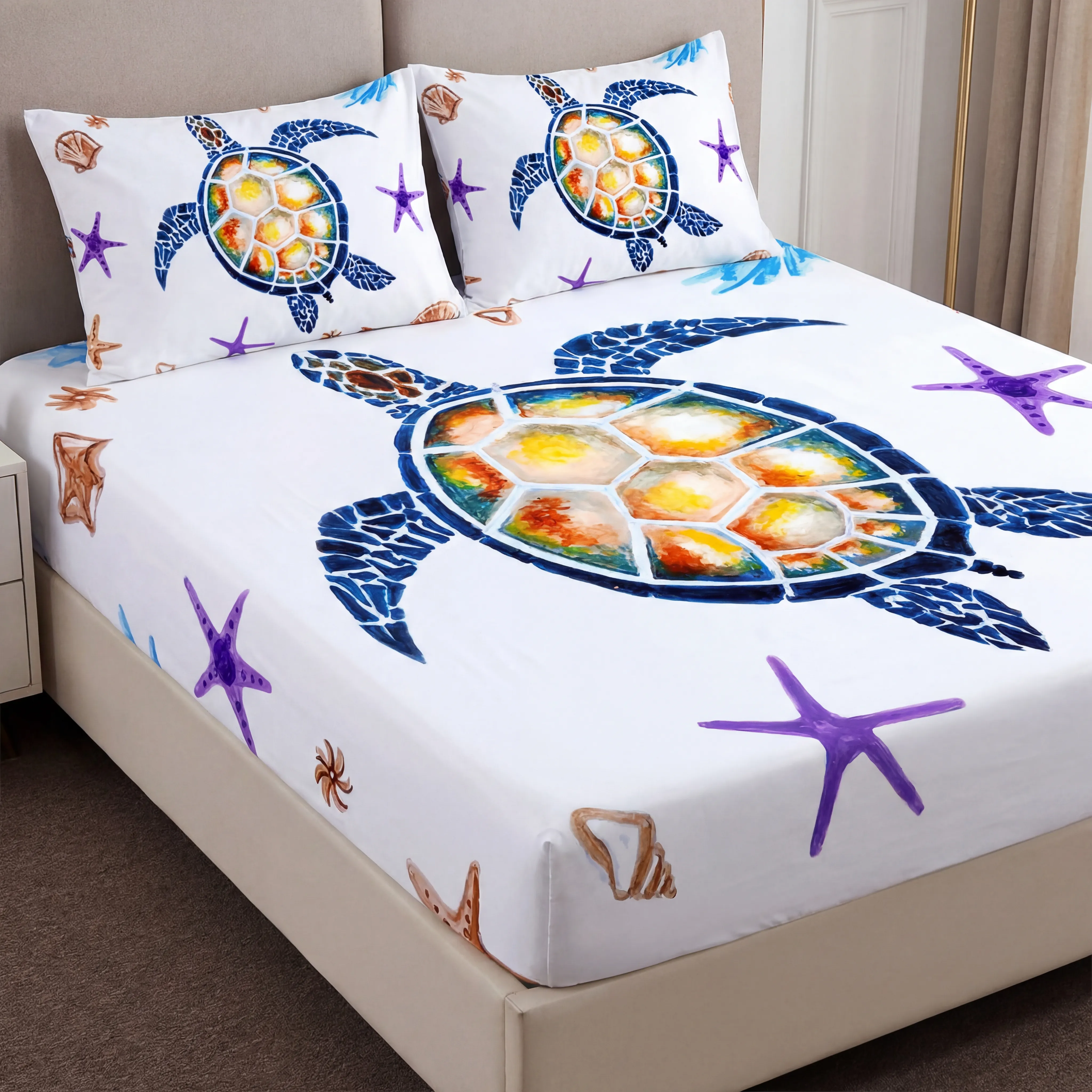 Turtle Fitted Bedsheet
