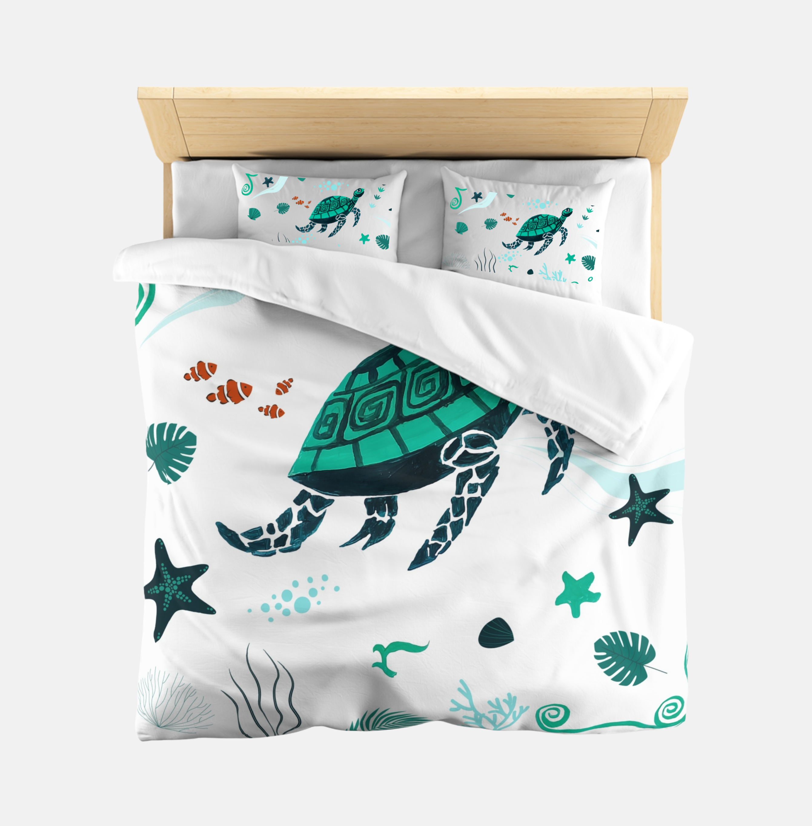 Underwater Turtle Bedding Set
