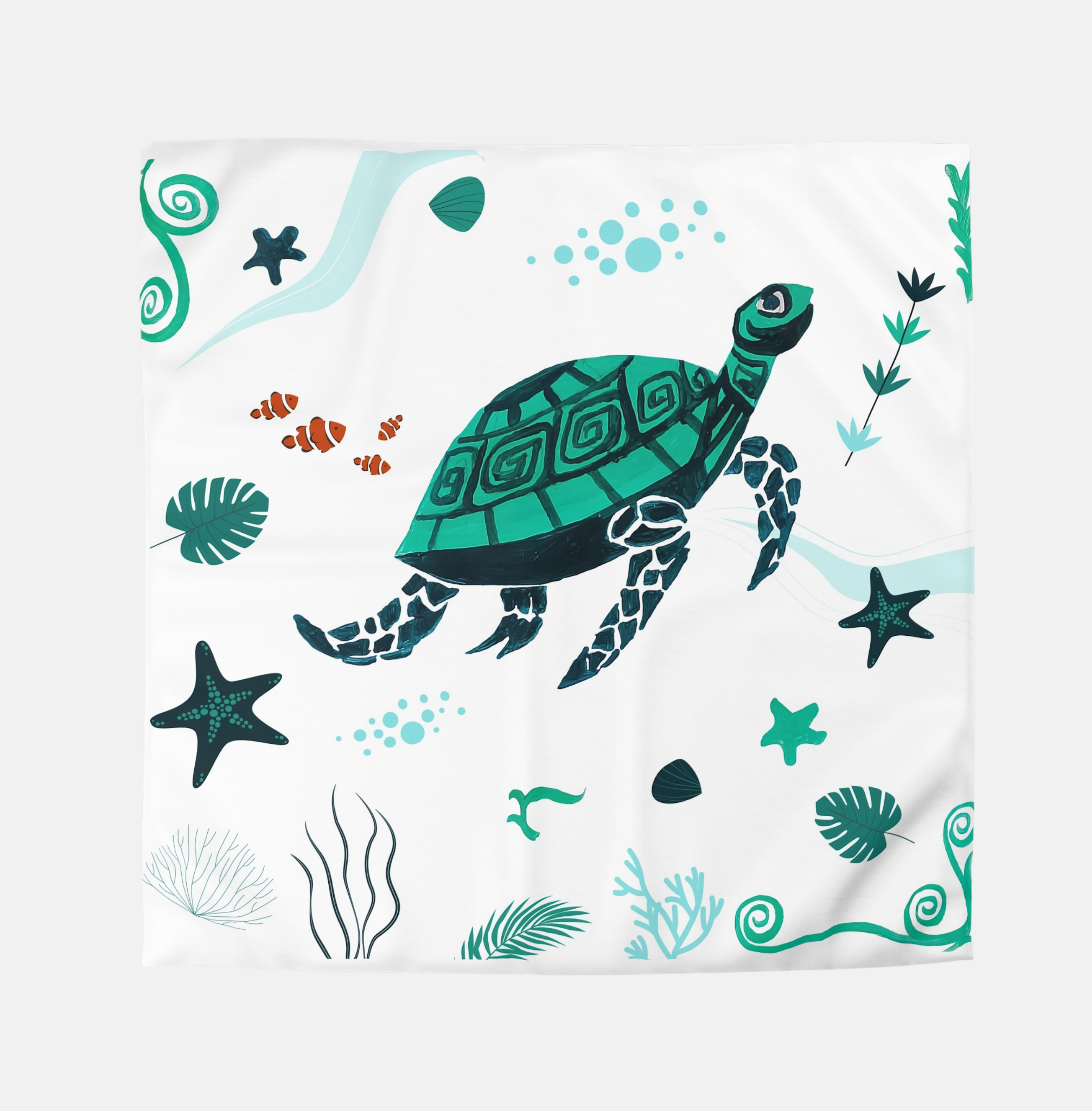 Underwater Turtle Bedding Set
