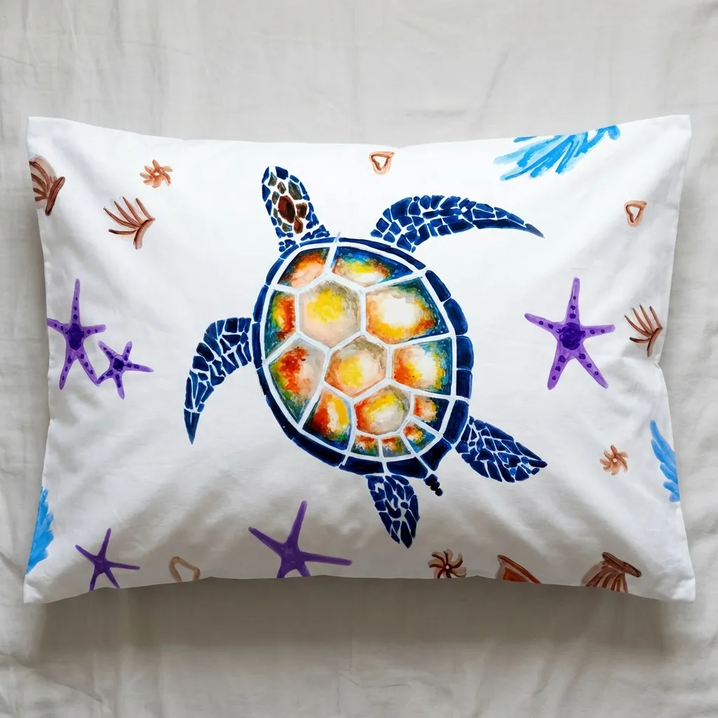 Turtle Pillow Case