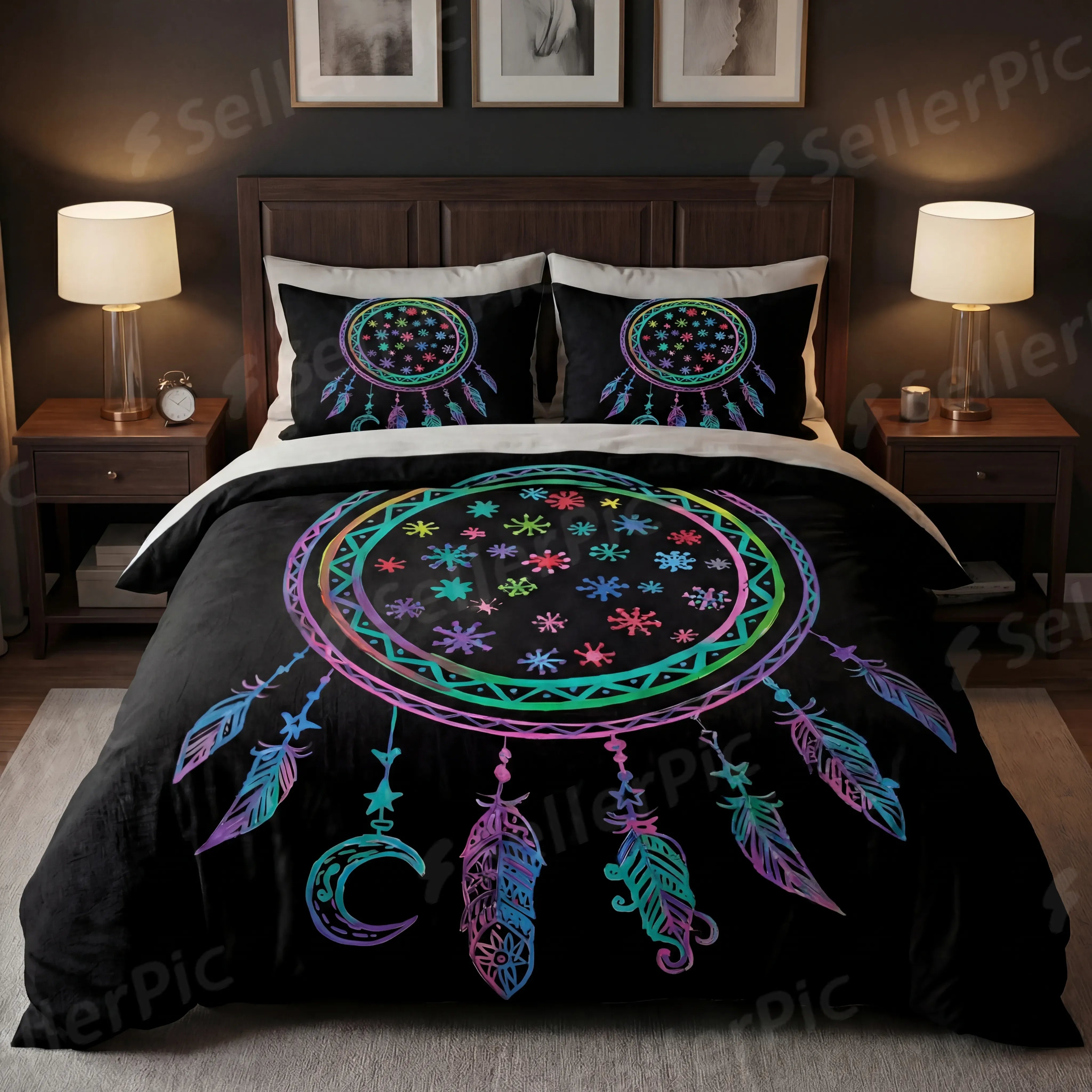 Moon Dreamcatcher Bedding Set