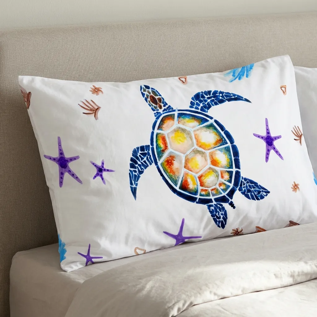 Turtle Pillow Case
