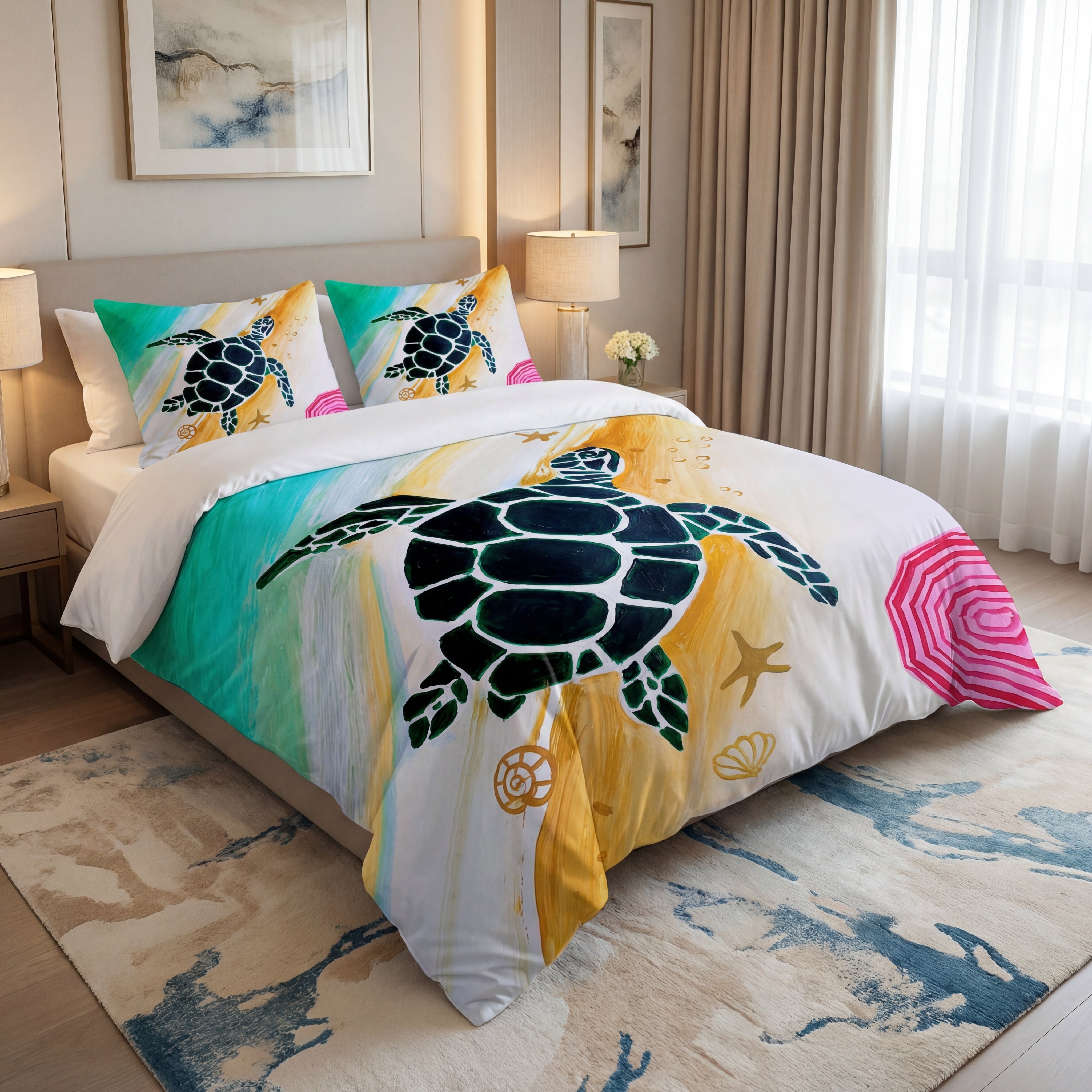 Blackish Turtle Bedding Set