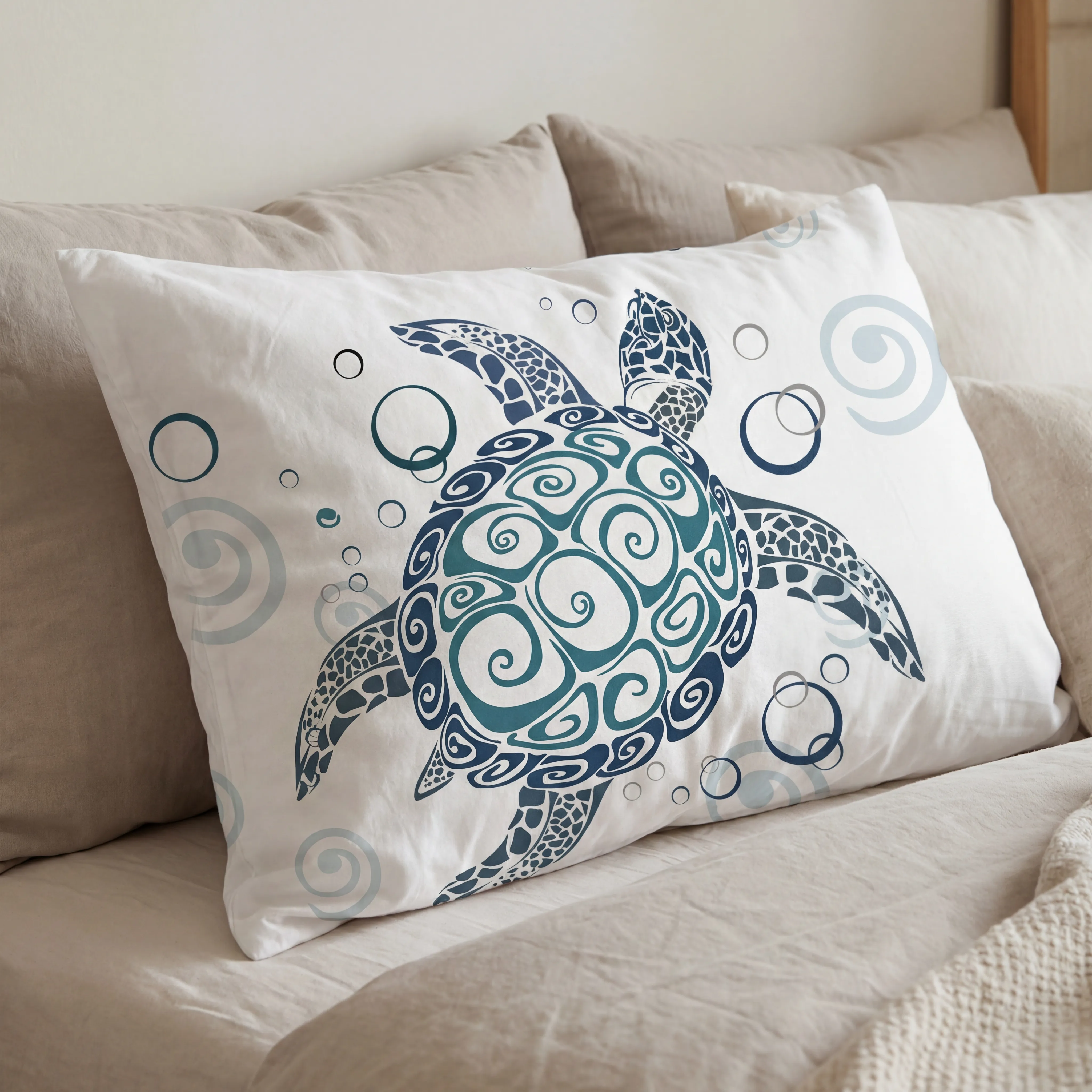 Marine Turtle Pillow Cases