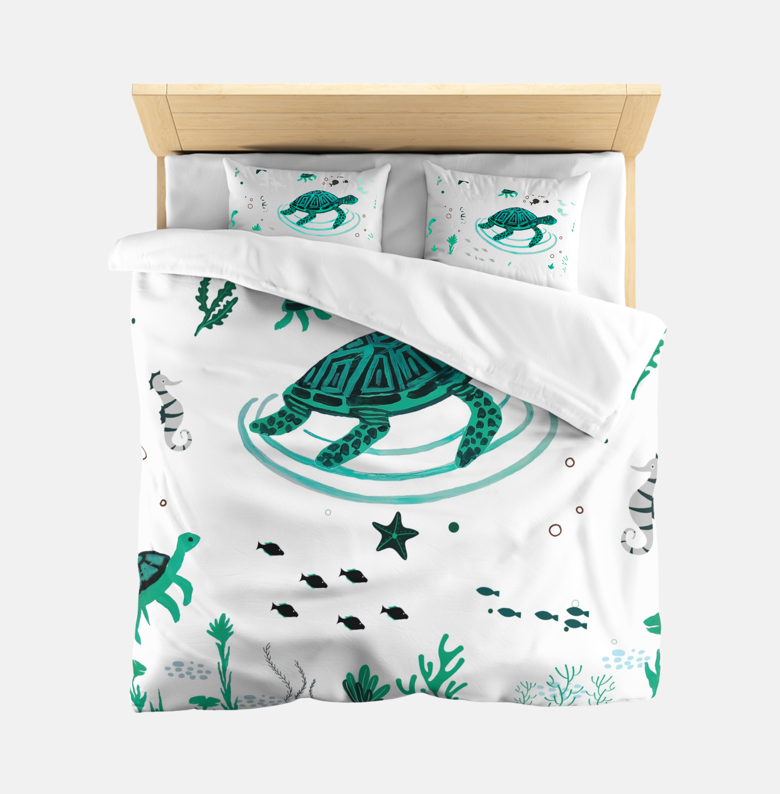 Forest Turtle Bedding Set