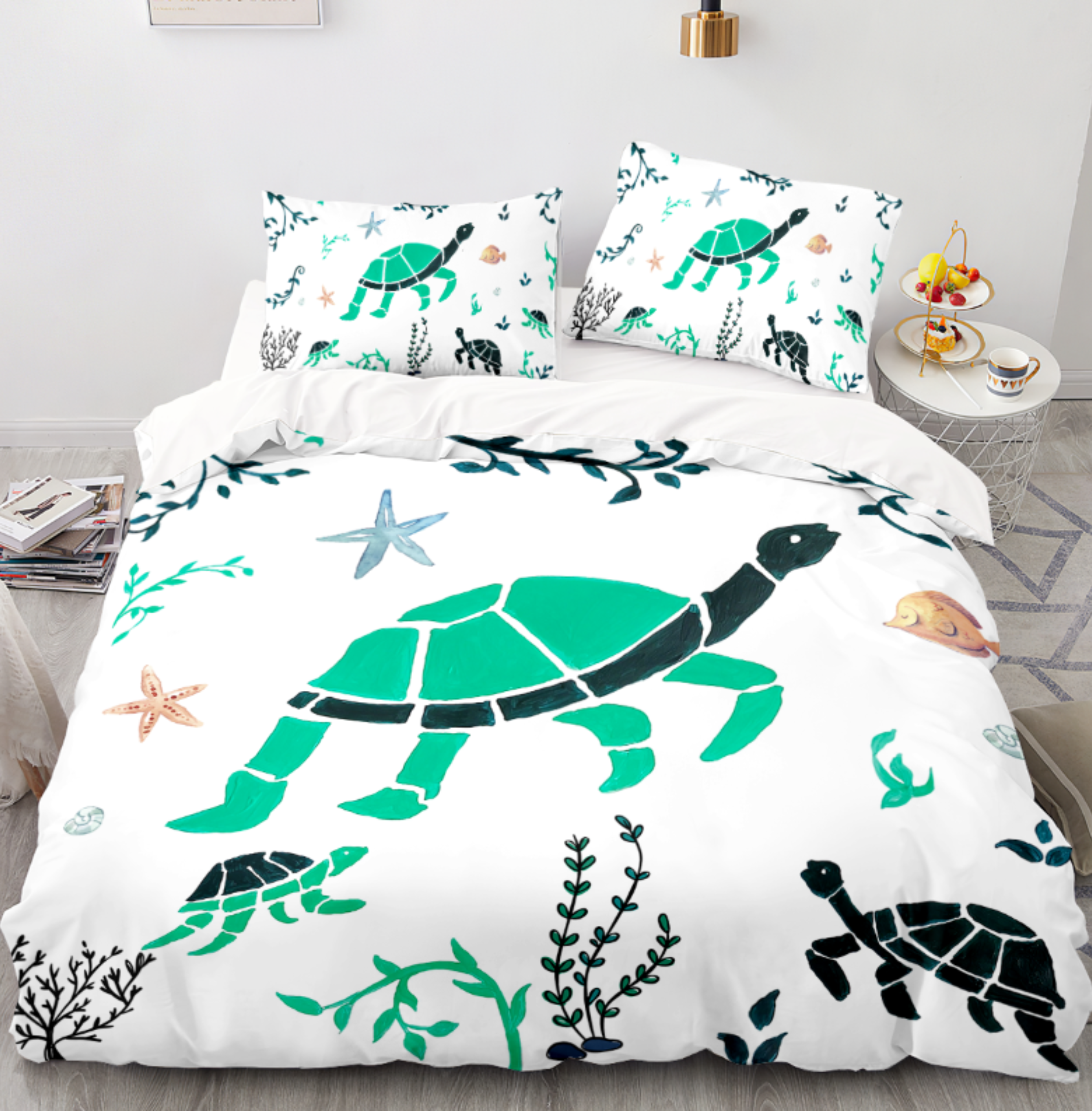 Boho Turtle Bedding Set