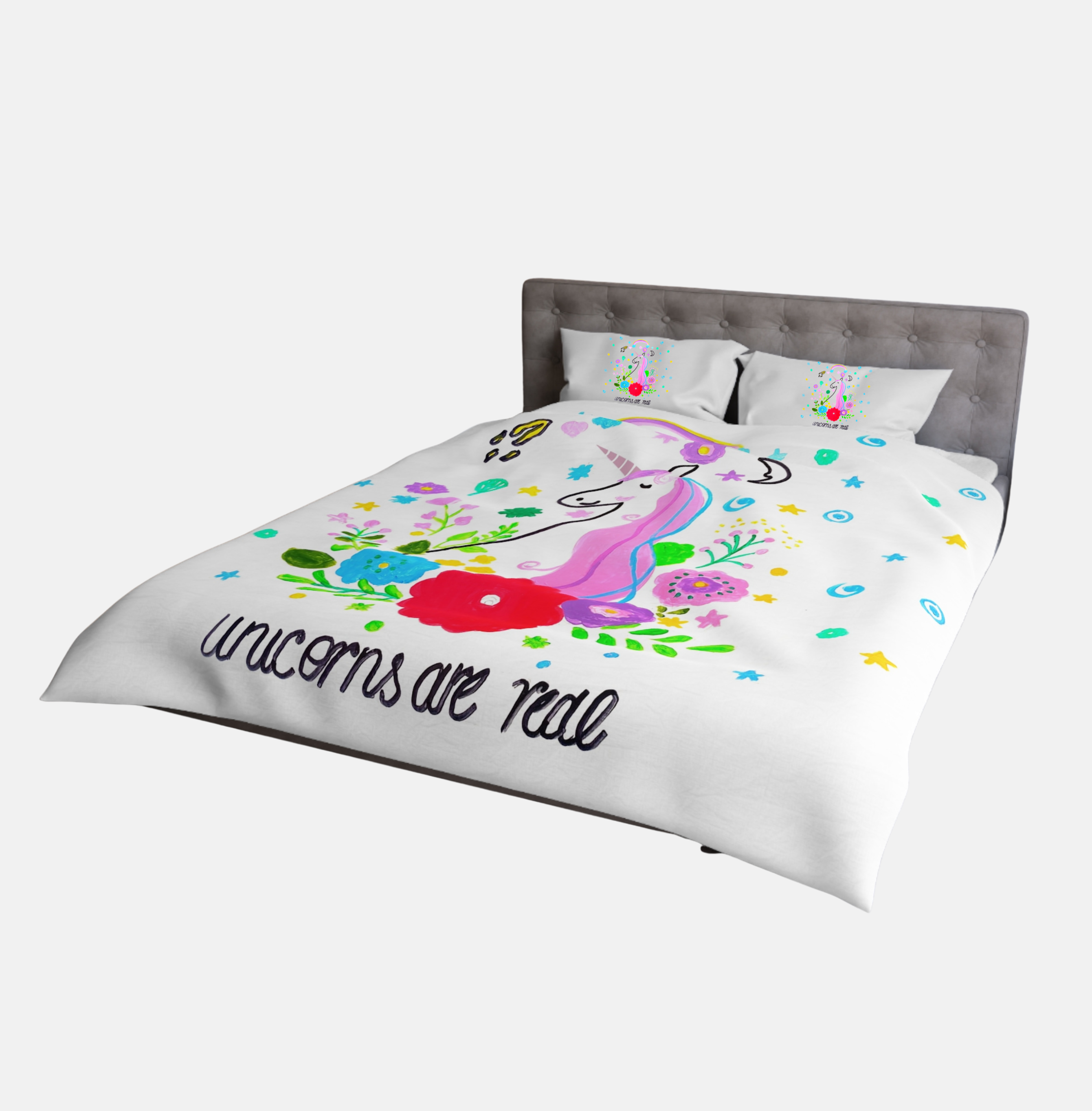 Sleeping Unicorn Bedding Set