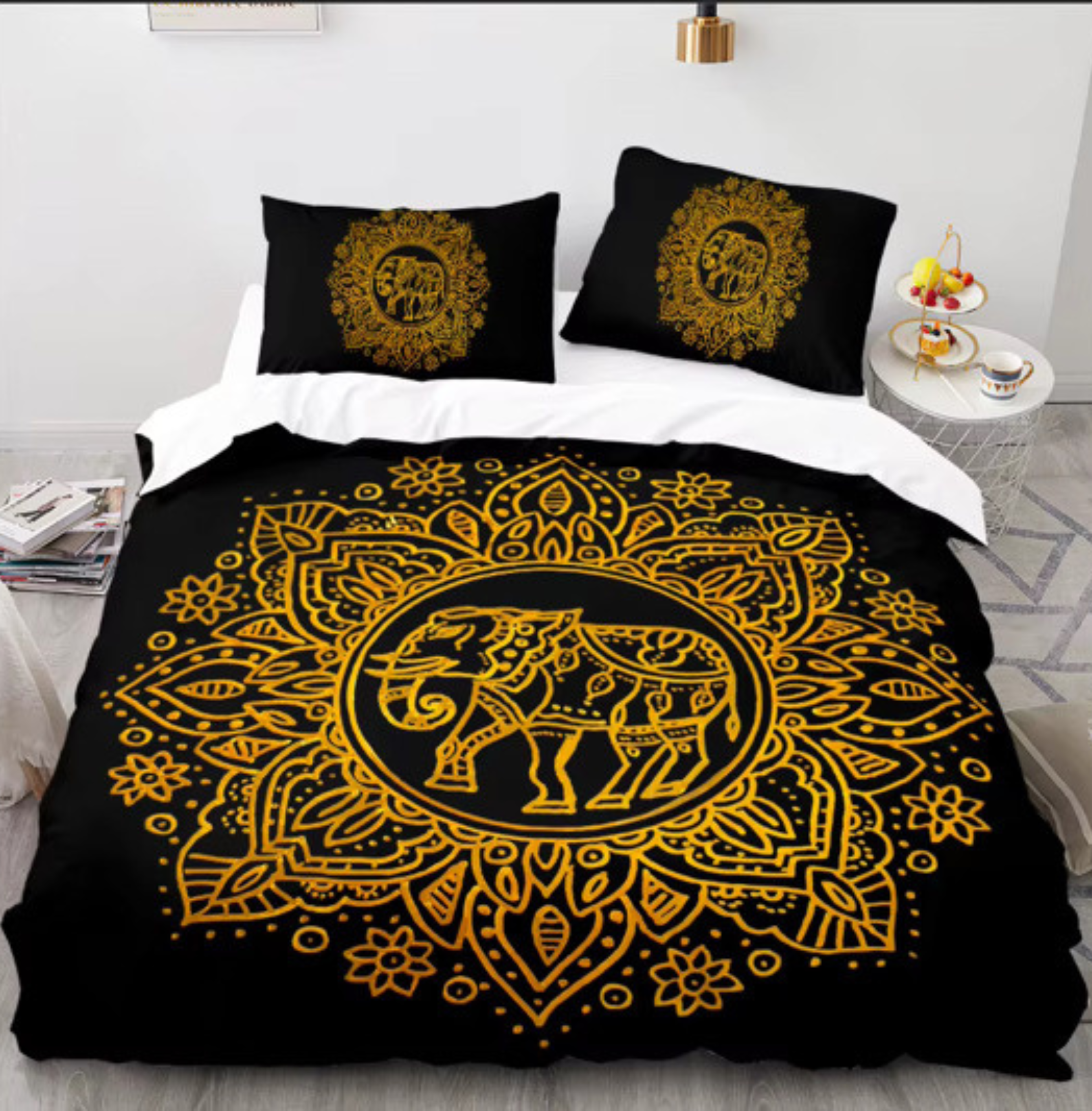 Elephant Mandala Design Bedding Set (Wholesale)