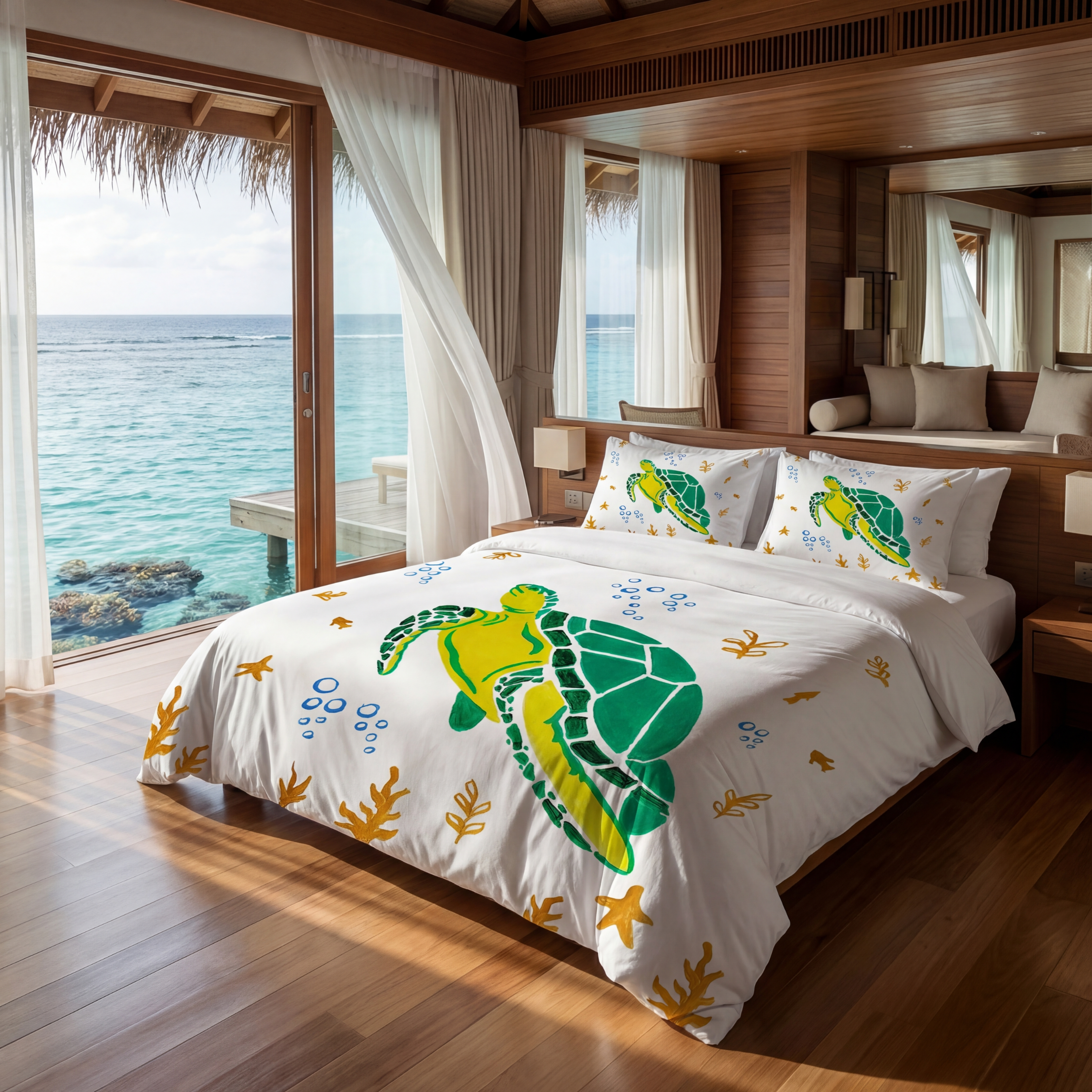 Aura Turtle Bedding Set