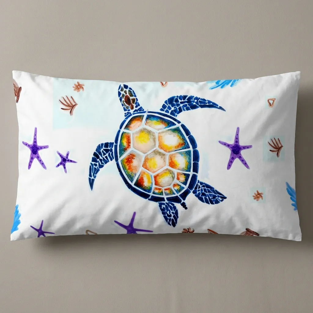 Turtle Pillow Case