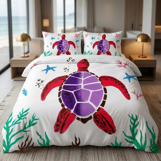 Red Sea Turtle Bedding Set