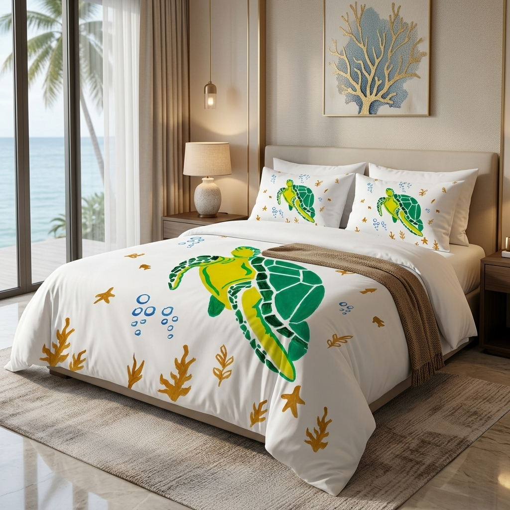Aura Turtle Bedding Set