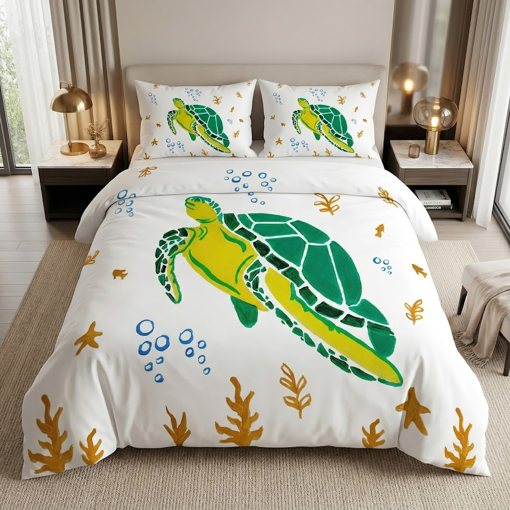 Aura Turtle Bedding Set