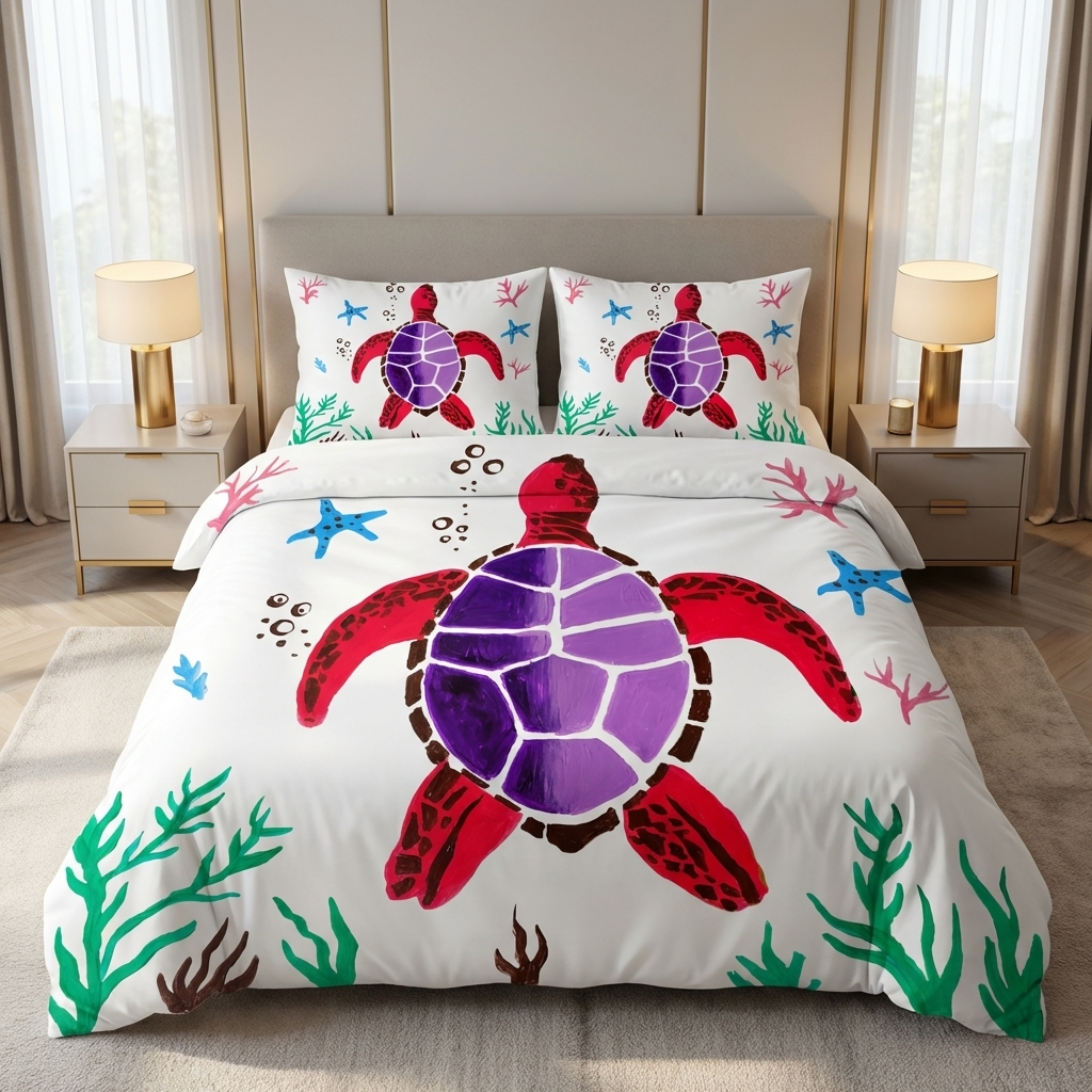Red Sea Turtle Bedding Set