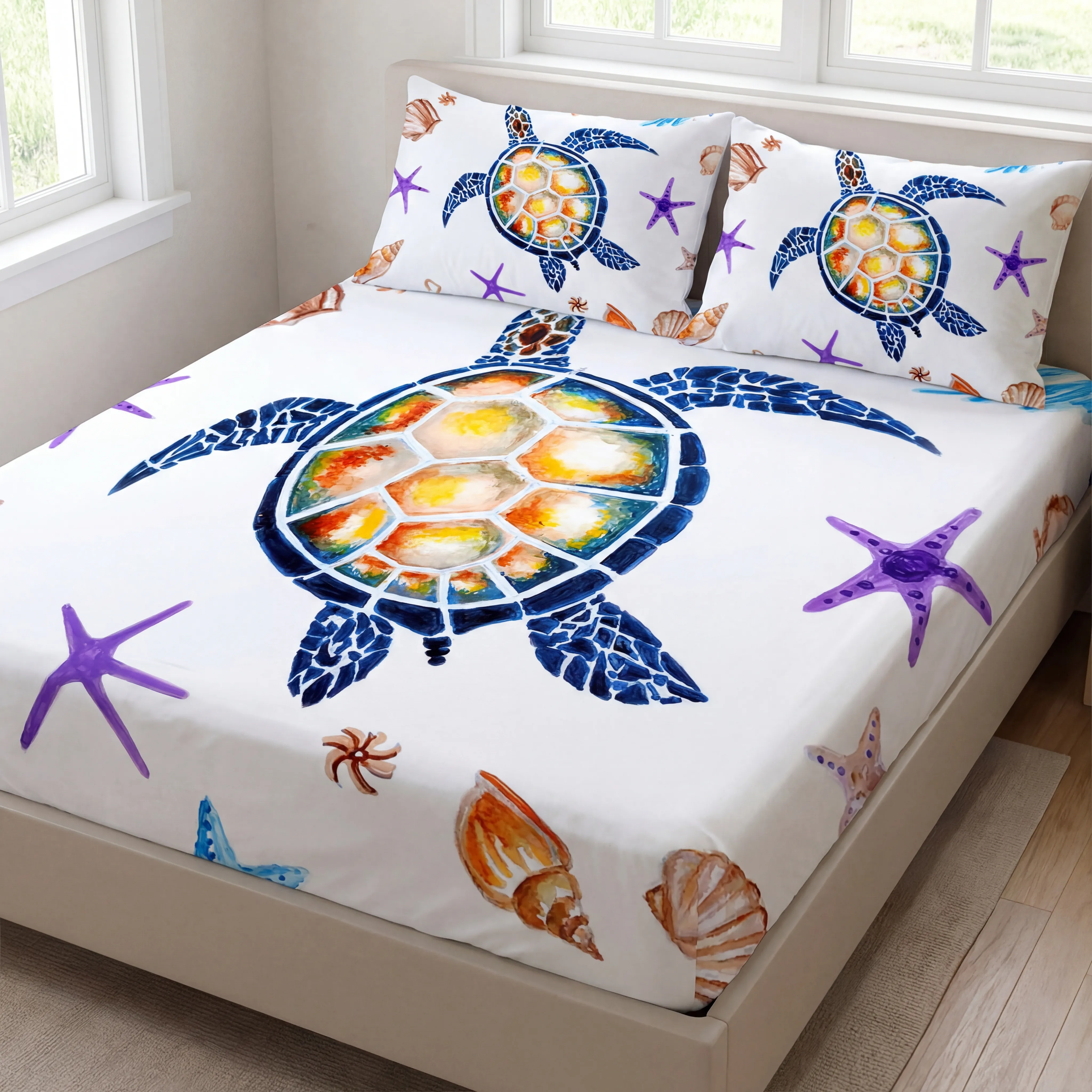 Turtle Fitted Bedsheet